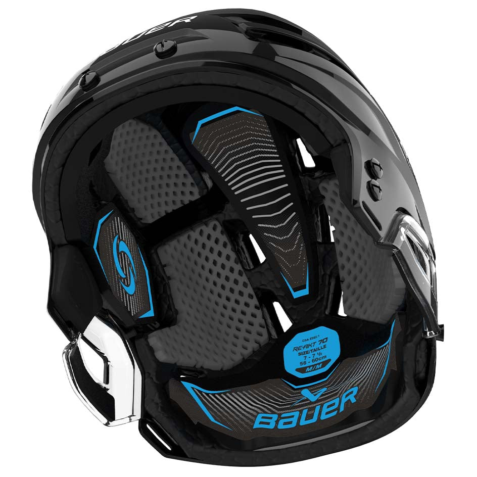 Bauer Re-Akt 70 Hockey Helmet Combo
