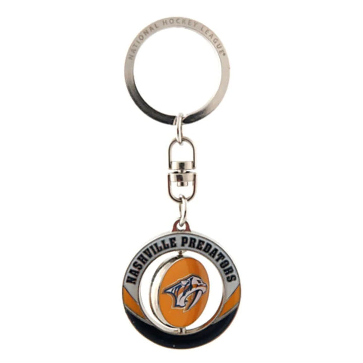 NHL Logo Spinner Keychain