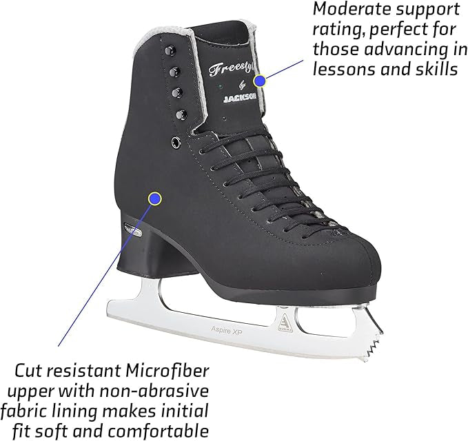Jackson FS2192 Freestyle Skates Black Senior