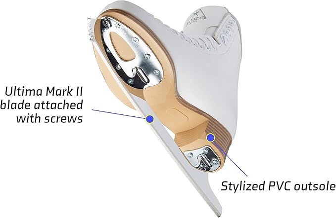 Jackson White JC500 Skates Youth